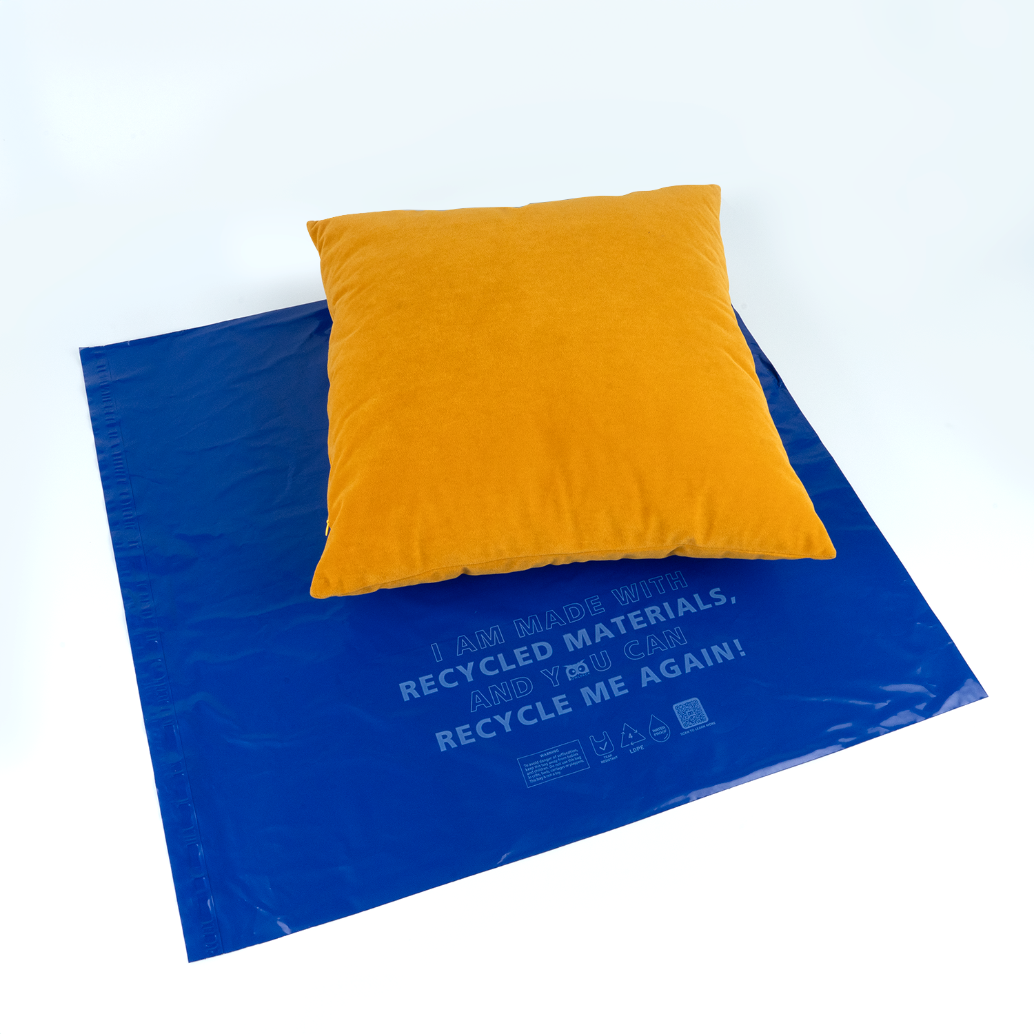 Owlpack Eco Friendly Recycled Mailers( Teal, Size 12x15.5, 24x24)