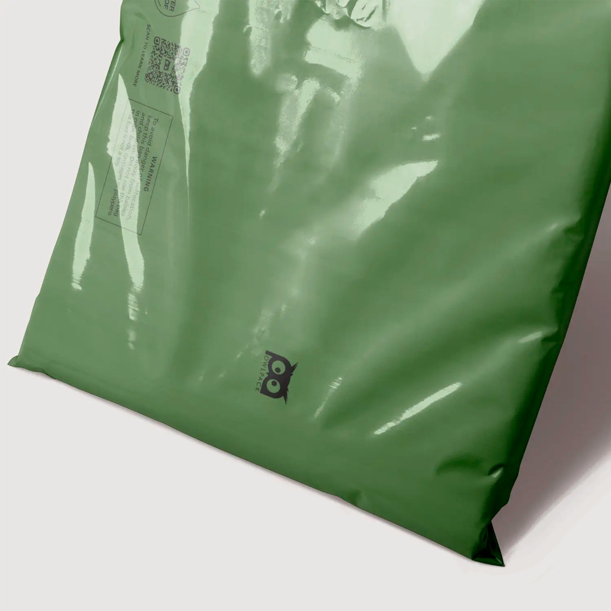Recycled Mailer Bags - Plain / Green