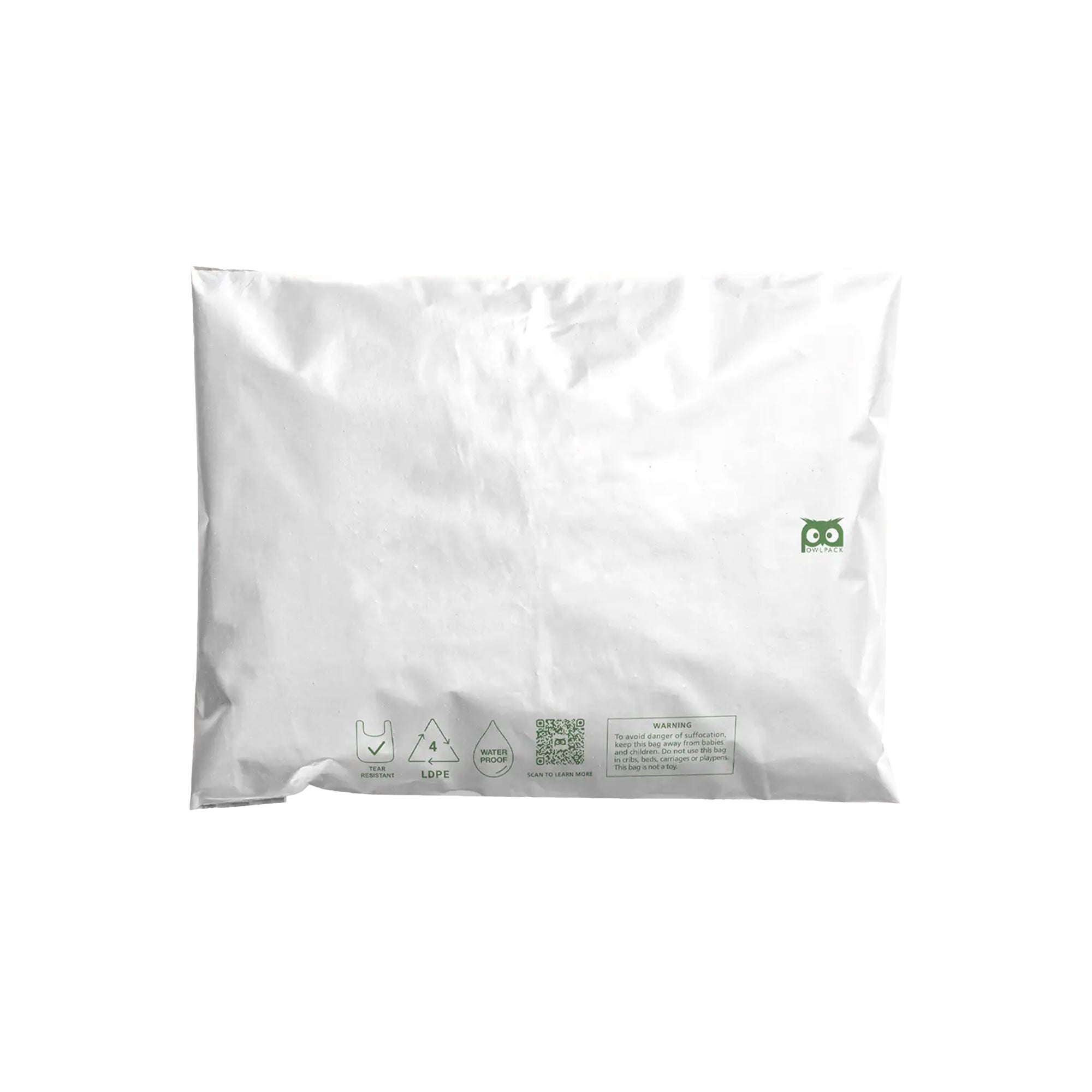 Recycled Mailer Bags - Plain / White