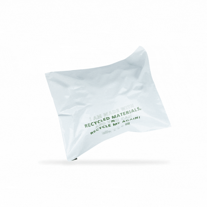Owlpack Eco Friendly Recycled Mailers - White (12 x 15.5")