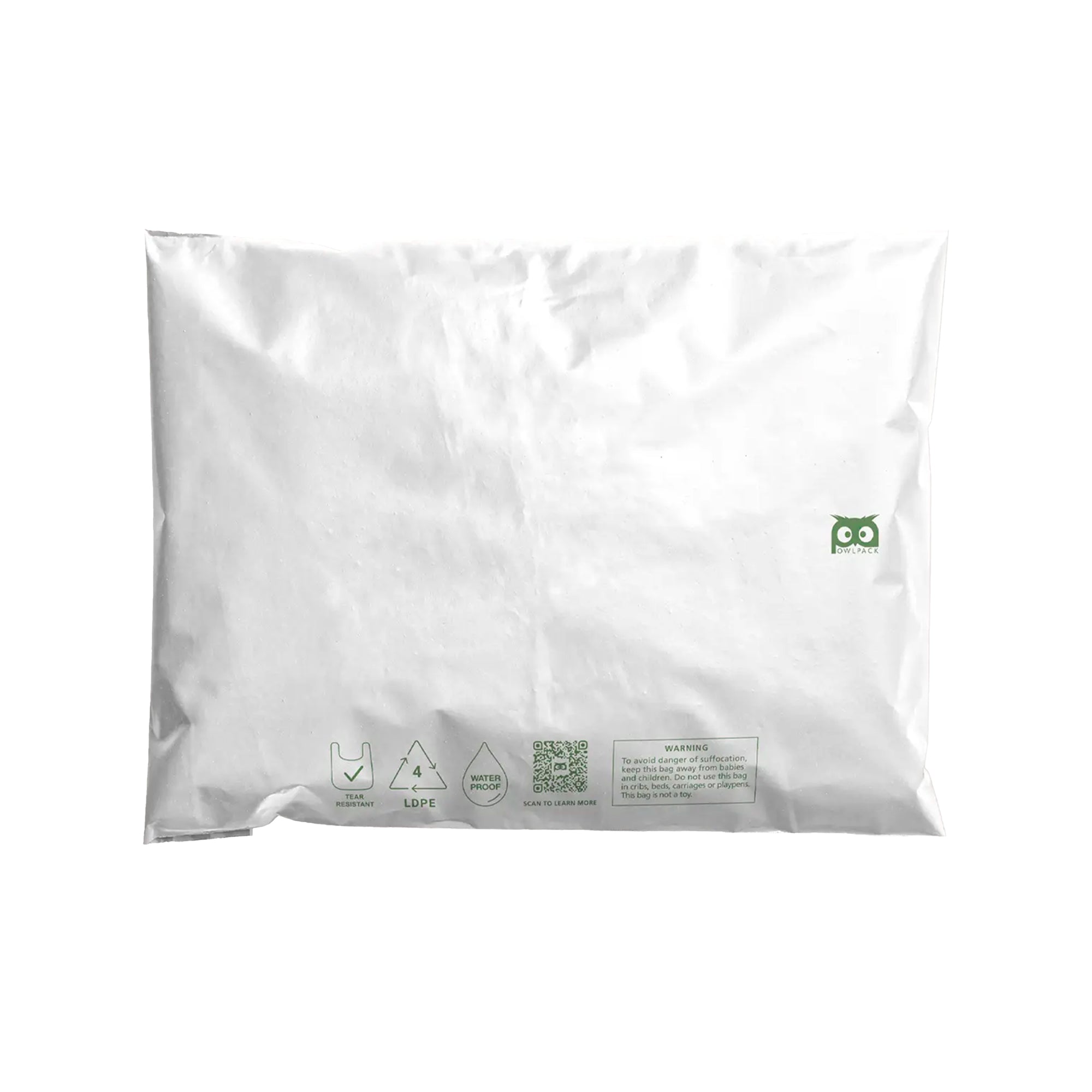 Recycled Mailer Bags - Plain / White