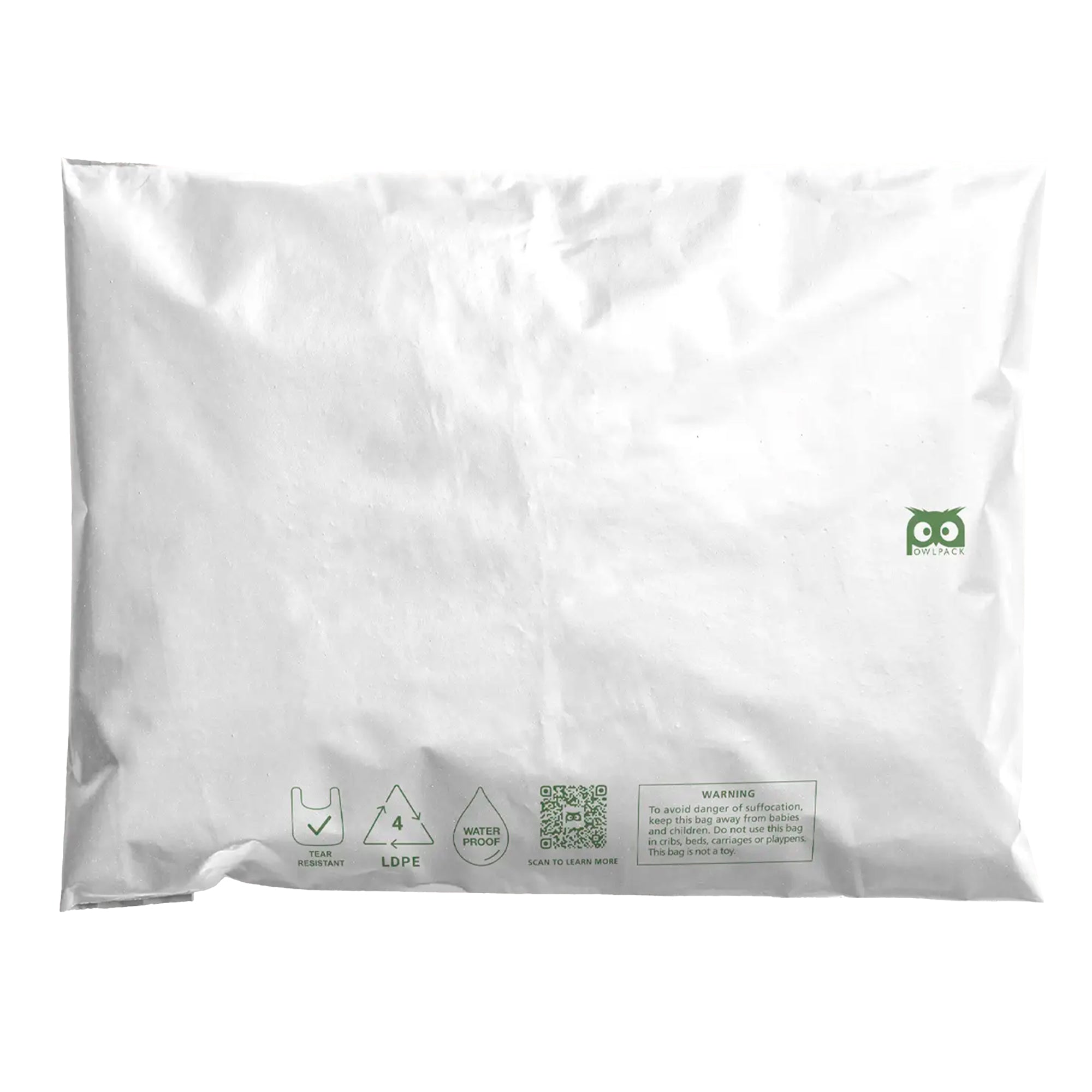 Recycled Mailer Bags - Plain / White