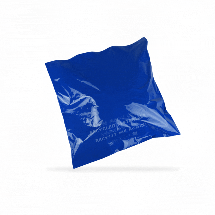 Owlpack Eco Friendly Recycled Mailers - Blue (24x24")