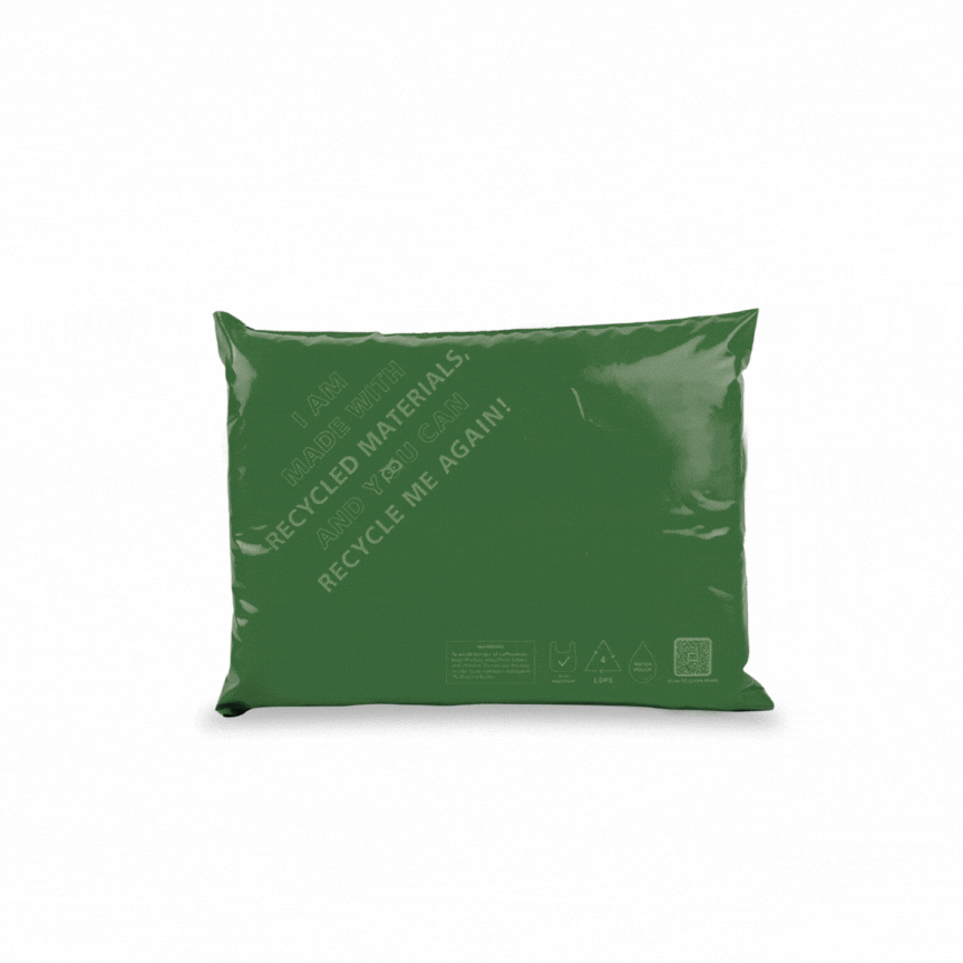 Owlpack Eco Friendly Recycled Mailers - Green (9x12")