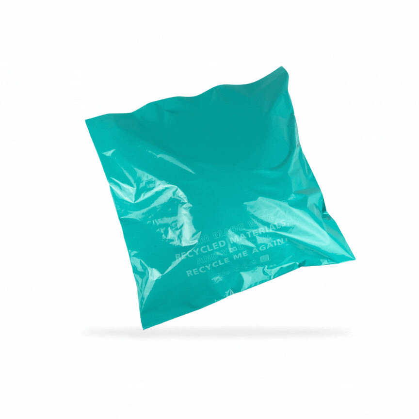 Owlpack Eco Friendly Recycled Mailers - Teal (24x24")