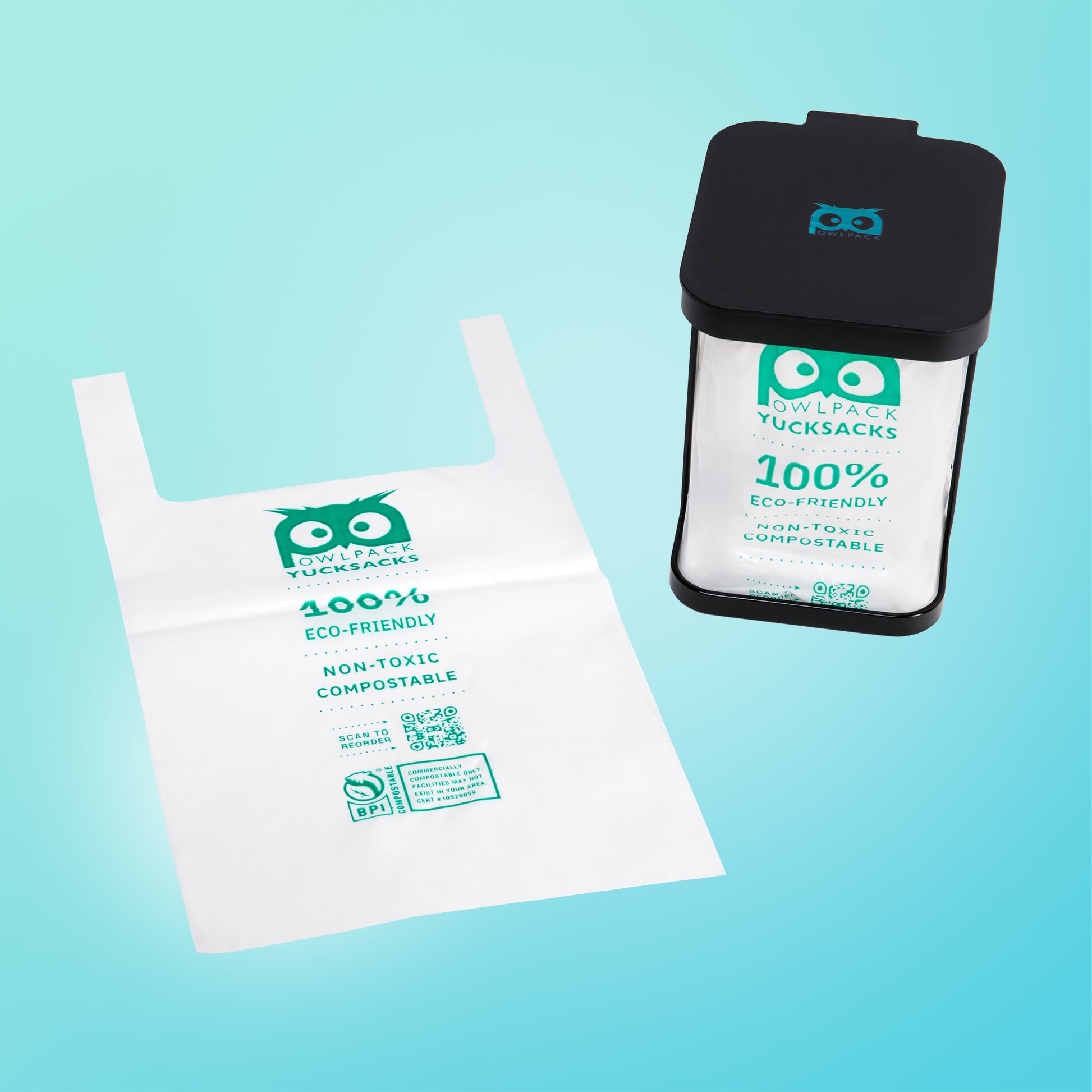 0.5 gal / 2 gal bag + Yucksack Holder (Black)