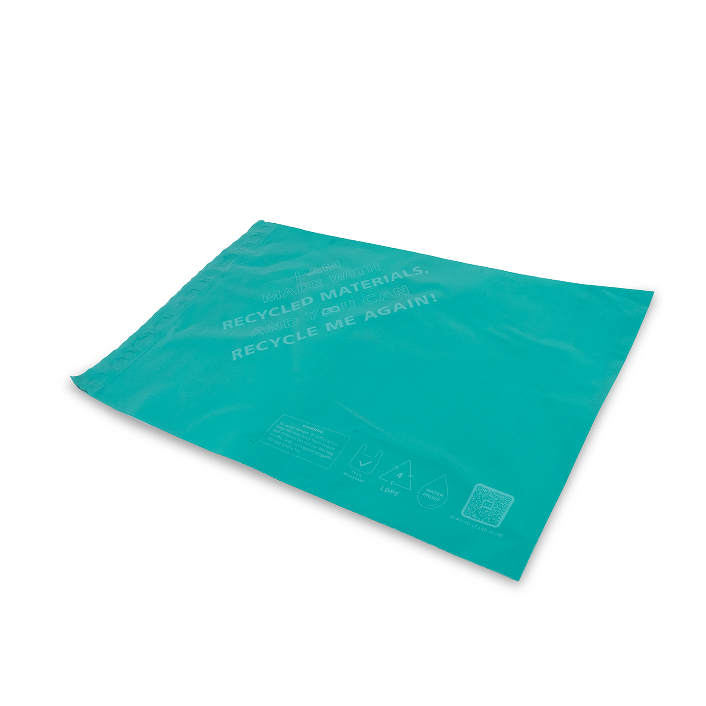Owlpack Eco Friendly Recycled Mailers( Teal, Size 9x12, 10x13)