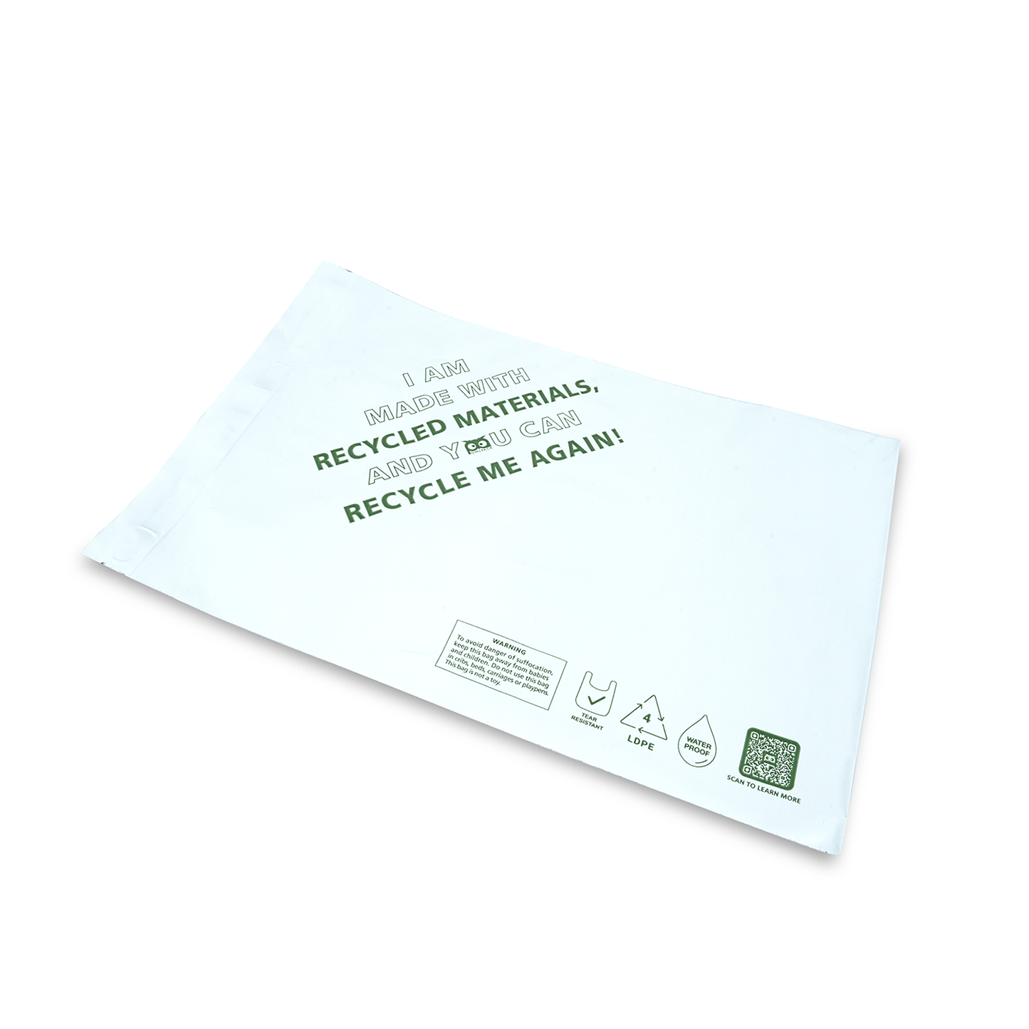 Owlpack Eco Friendly Recycled Mailers( Teal, Size 9x12, 10x13)