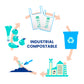 industrial compostable yucksack