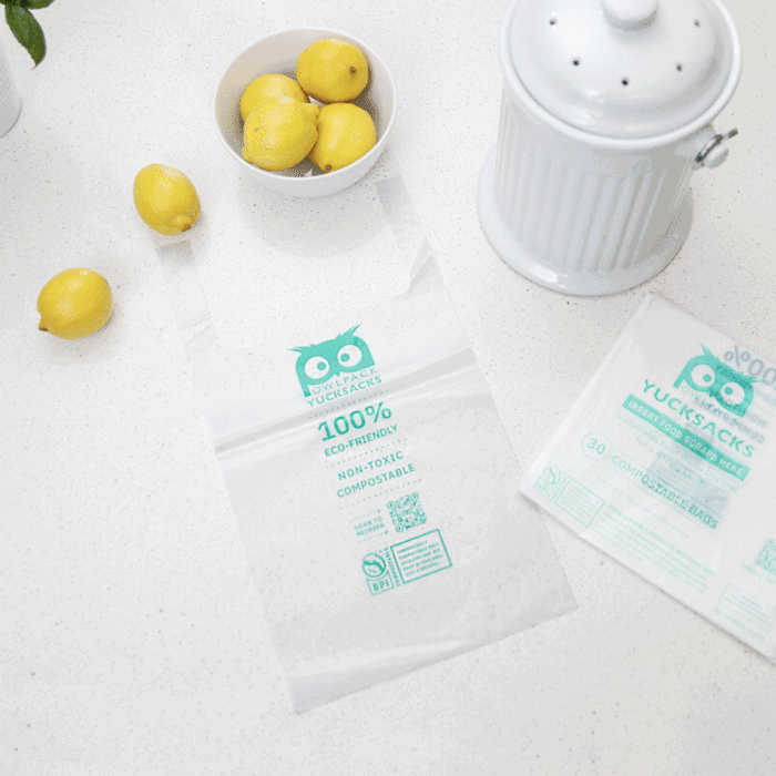 0.5 gallon Countertop Compostable Yucksacks Bags - 30 count